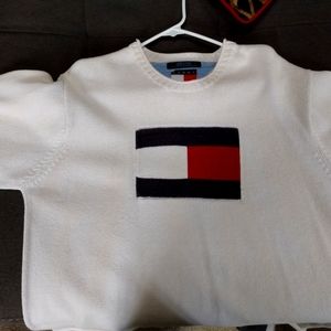 A large Tommy Hilfiger sweater